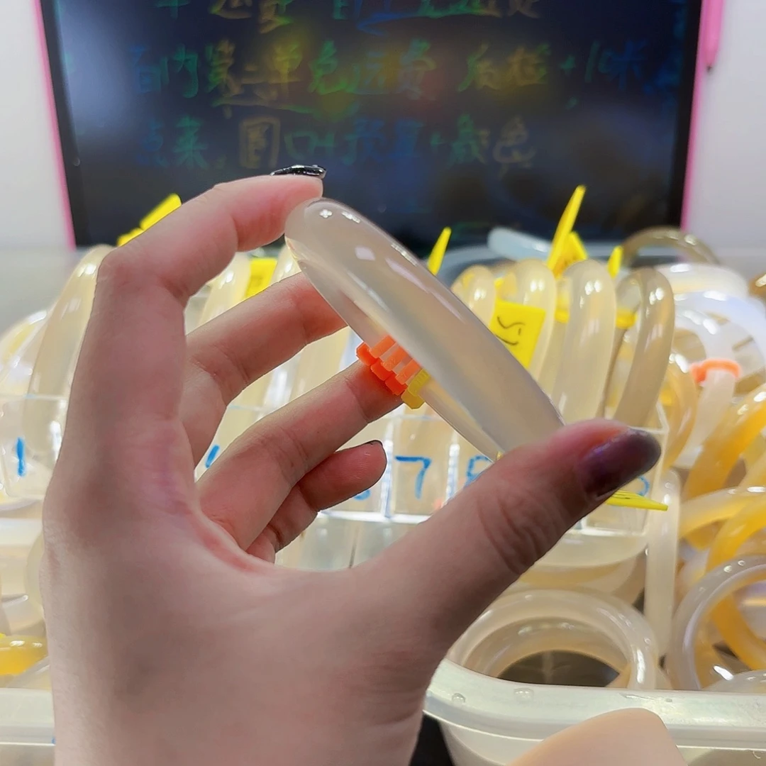 橙***ㅤ玛瑙/玉髓合金手镯