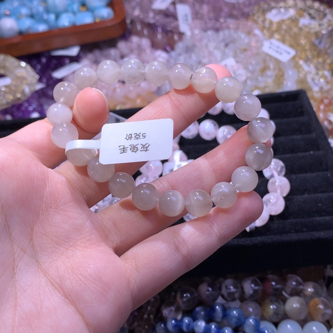 南***n未镶嵌手串水晶兔毛