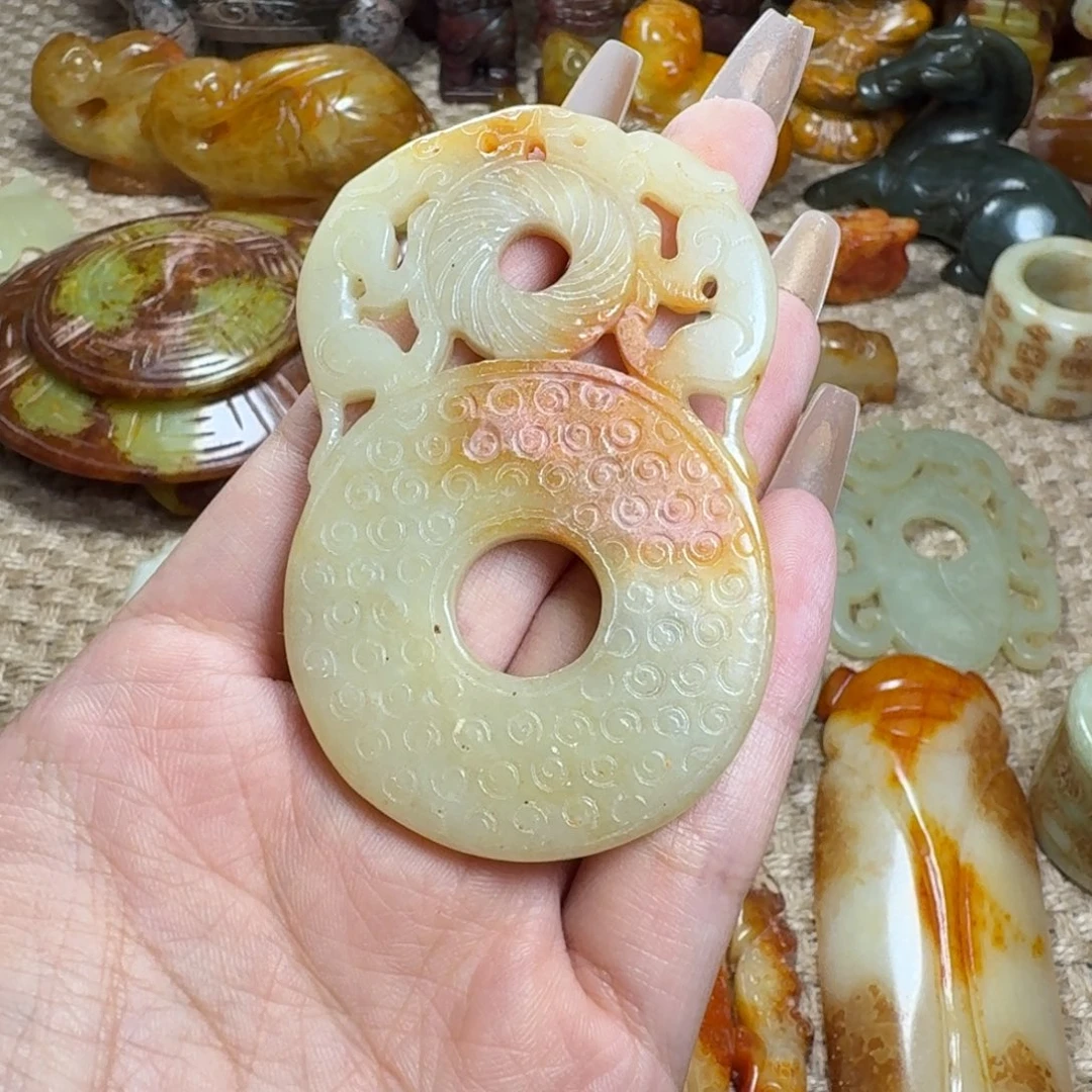 白玉菩提吊坠挂件