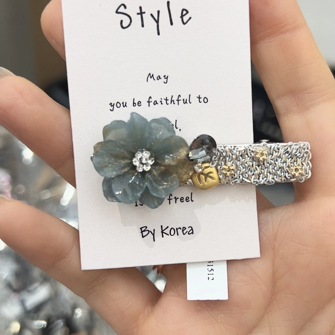 非金属泡菜蓝色花鸭夹