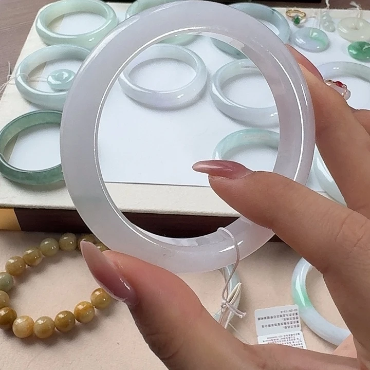 翡翠未镶嵌手镯（序号9）点菜看细节