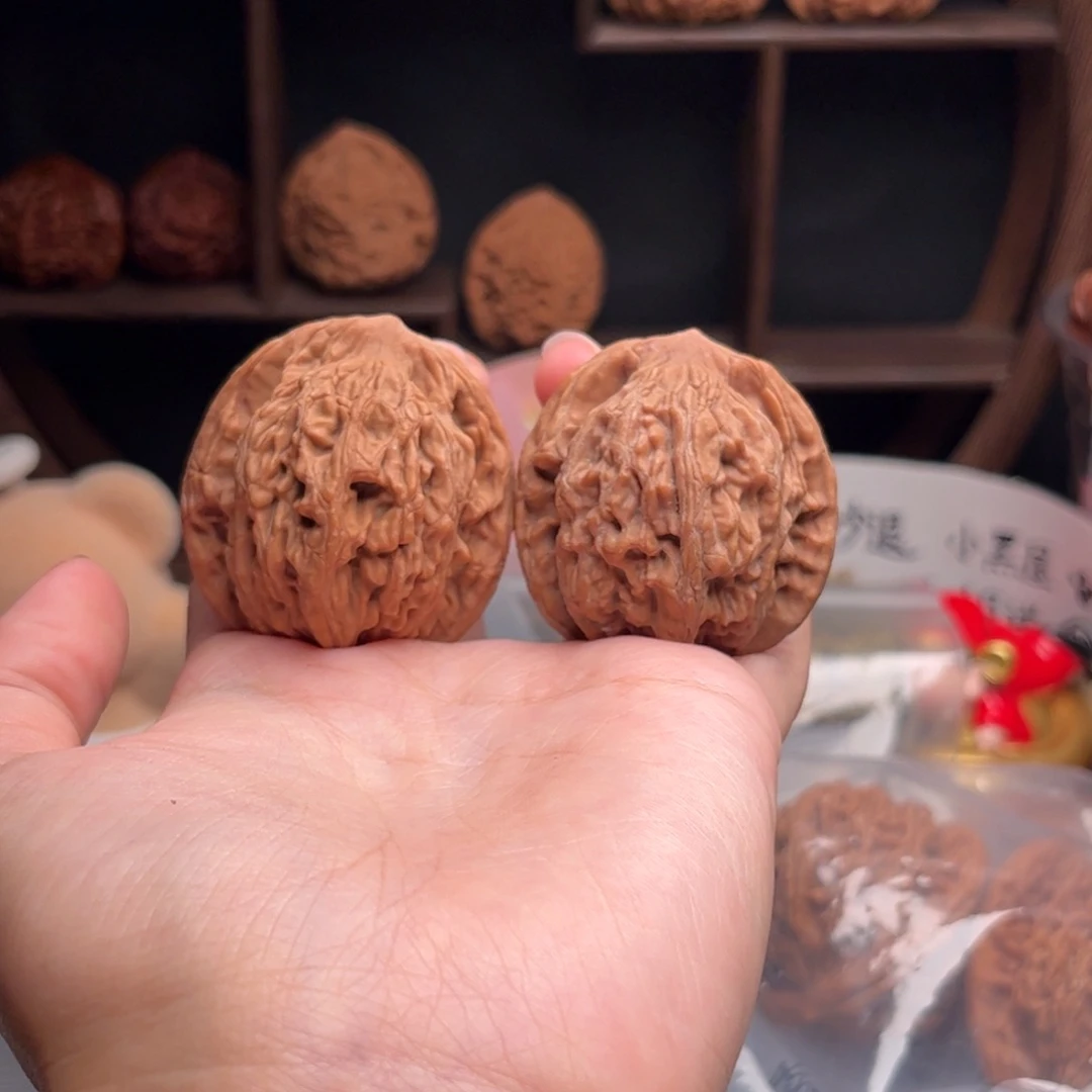 吊坠文玩核桃麦虎 41-40-41 编号4008
