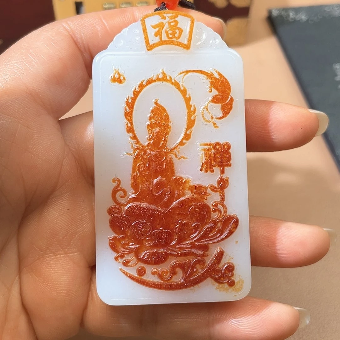 和田玉颈饰未镶嵌A7 