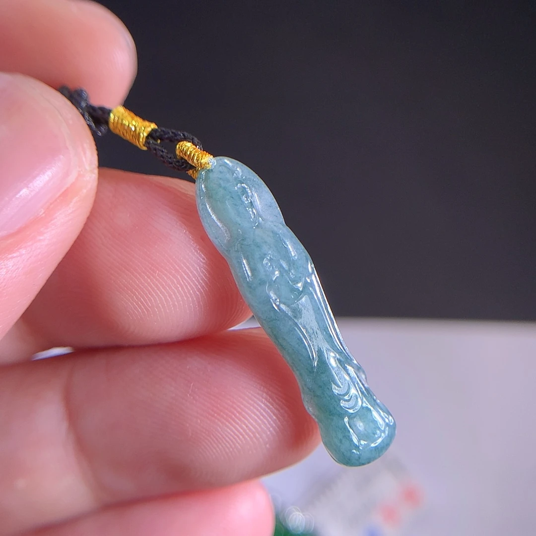 翡翠未镶嵌吊坠(不含链)天然A货翡翠时尚气质女款吊坠挂坠