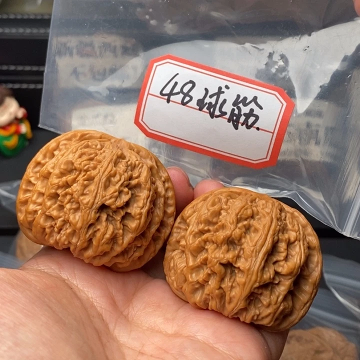 文玩核桃把件48球筋