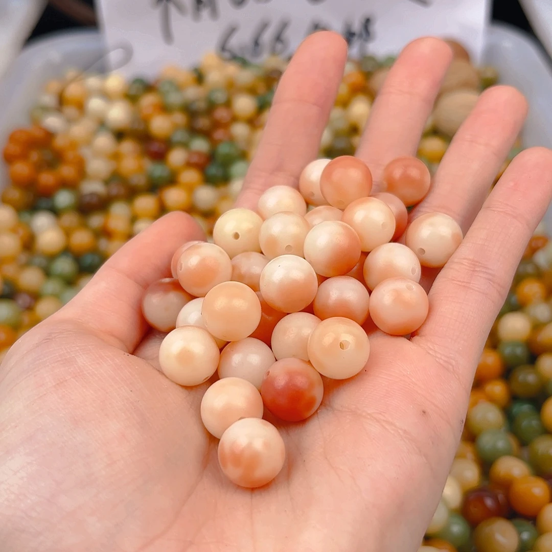 吊坠菩提根/象牙果粉飘花100个