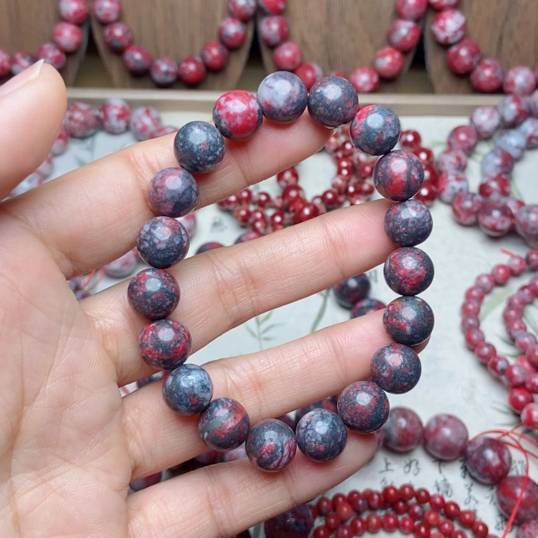 天然辰砂朱砂原石卡10