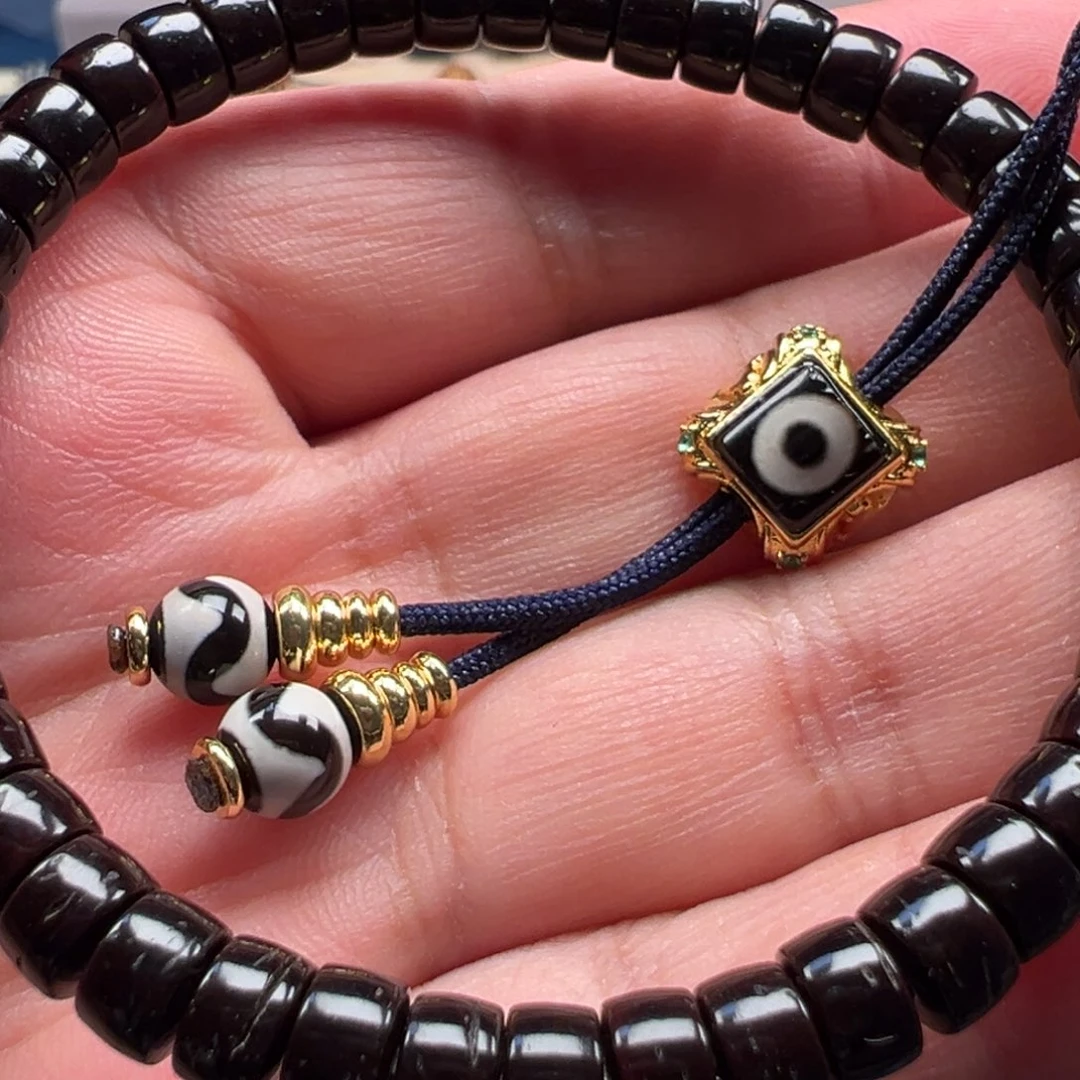 椰蒂吊坠猫*椰蒂原生态配珠