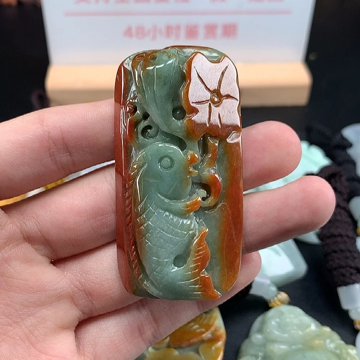 翡翠未镶嵌颈饰保真天然a货翡翠