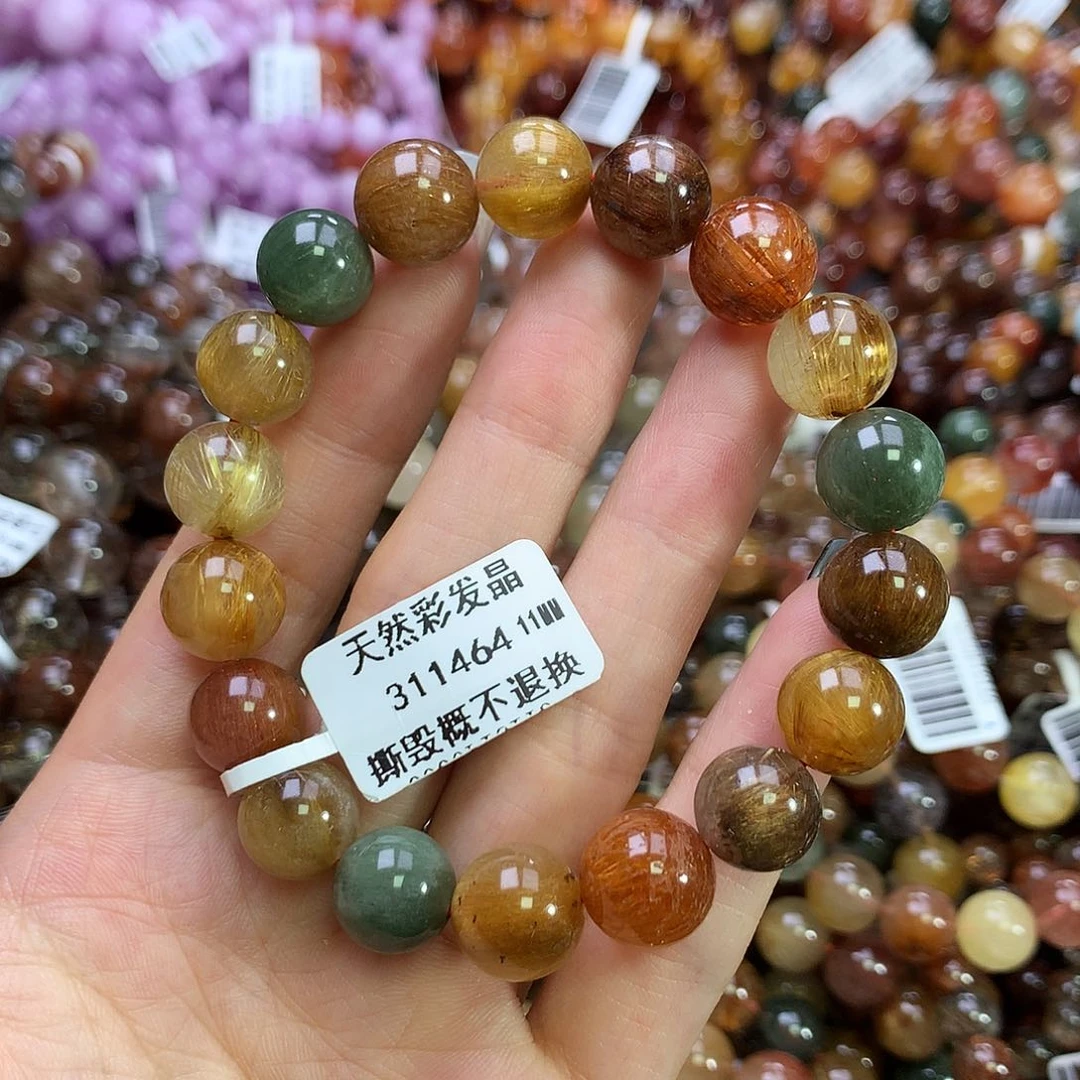 水晶手链未镶嵌，