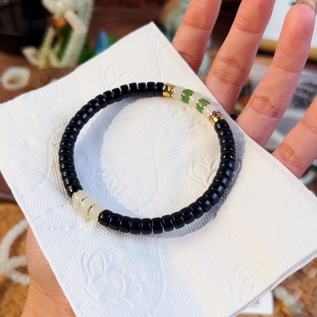 和田玉未镶嵌手链