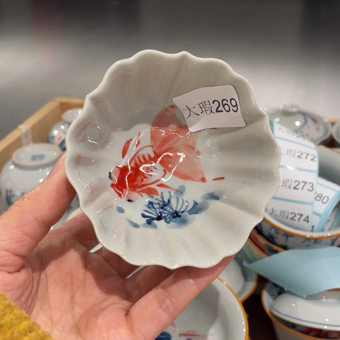 有瑕釉下彩纯手绘