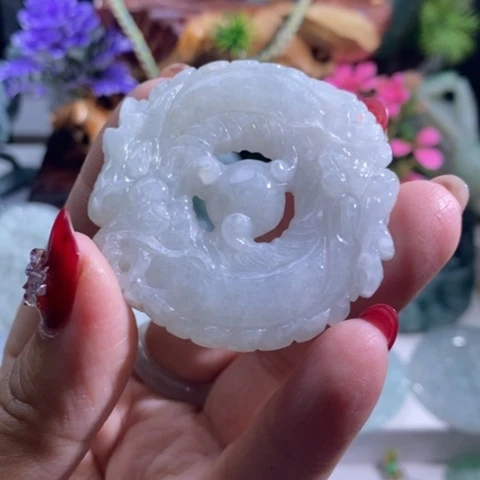 【闪购商品】颈饰未镶嵌翡翠龙牌