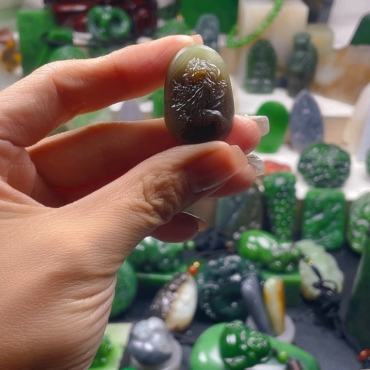 未镶嵌和田玉珠宝半成品