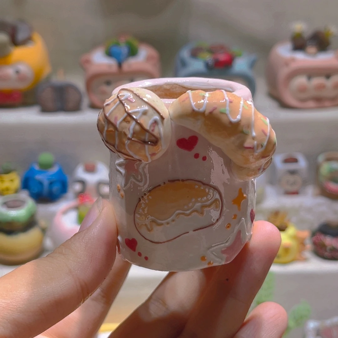 092纯手工制作重工盆盆38一个