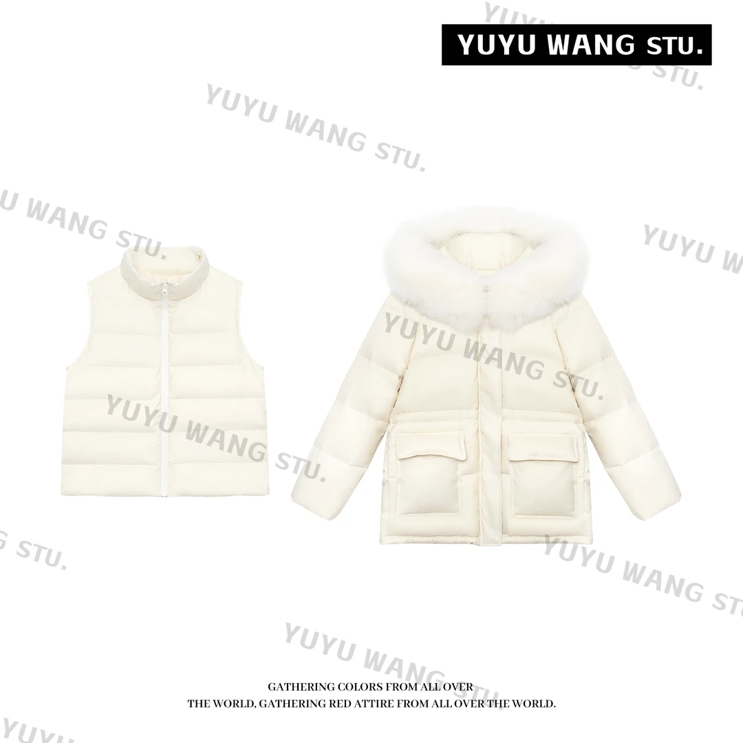 YUYU WANG 【浠贝】羽绒马甲两件套 RBC2FD422