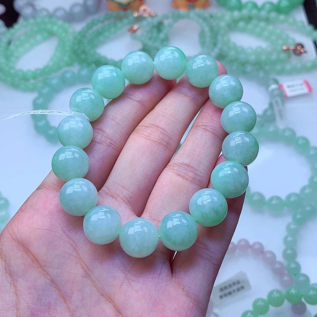 翡翠未镶嵌毛衣链