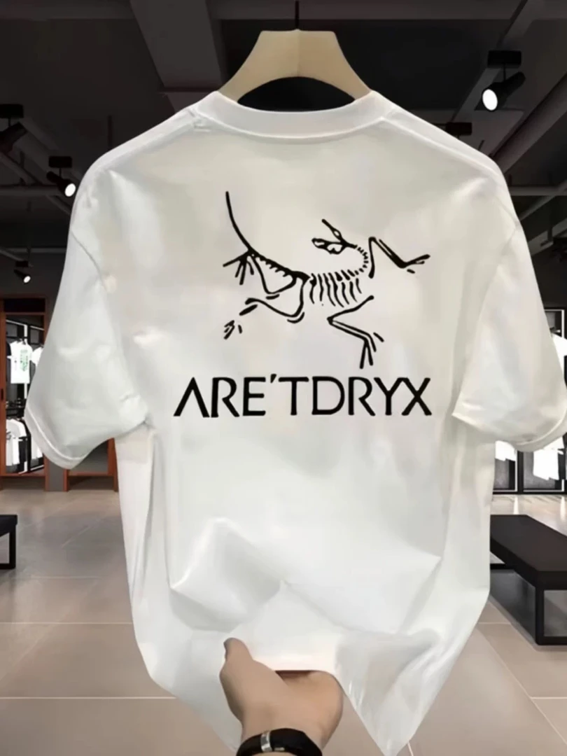 8【奥莱撤柜】茑家T恤 前胸小标后背大图 圆领个性情侣款  {发正标}