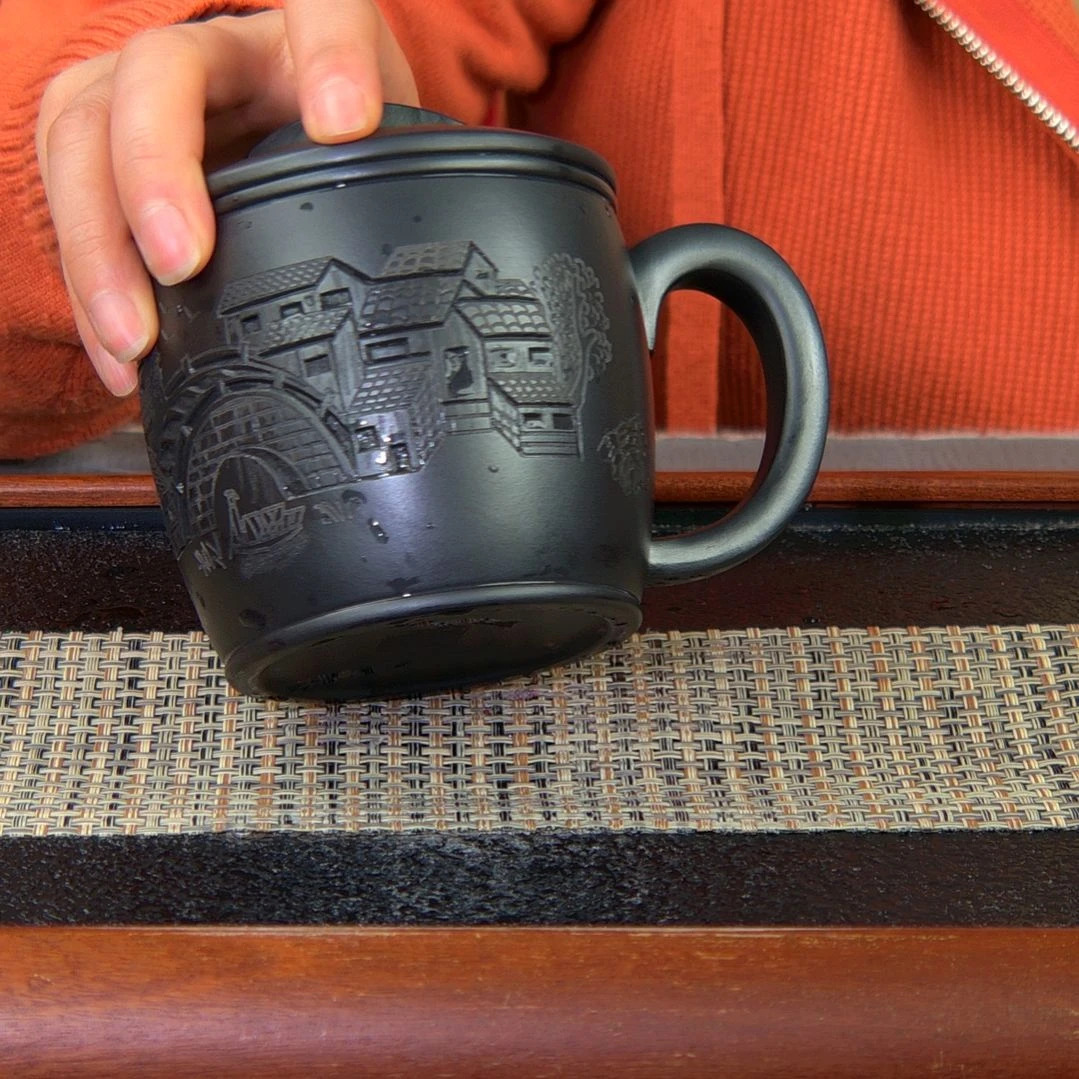 【闪购商品】绿泥茶杯高货放漏