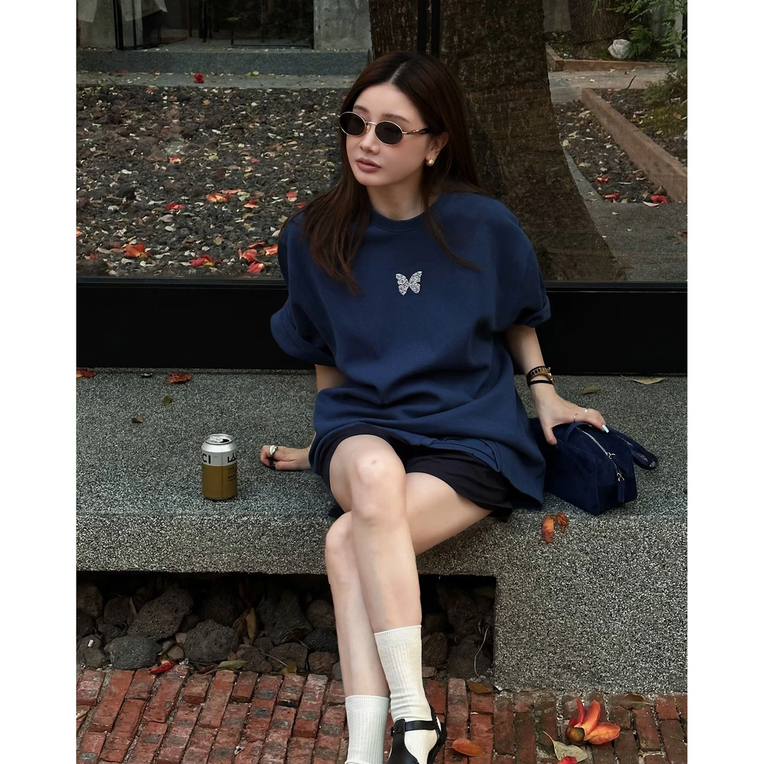 【CHU/2025SSNEW】蝴蝶T恤上衣S20102短袖