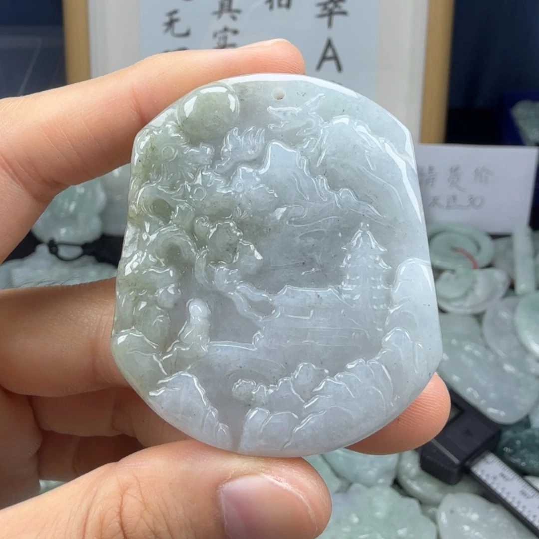 颈饰未镶嵌翡翠翡翠