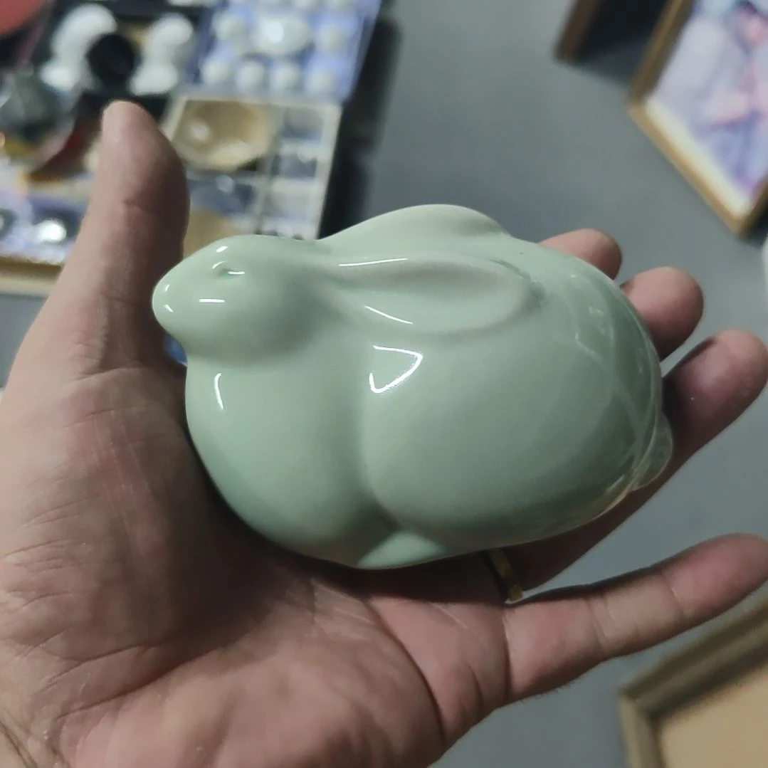 笑***笑水晶玻璃吸管款兔子