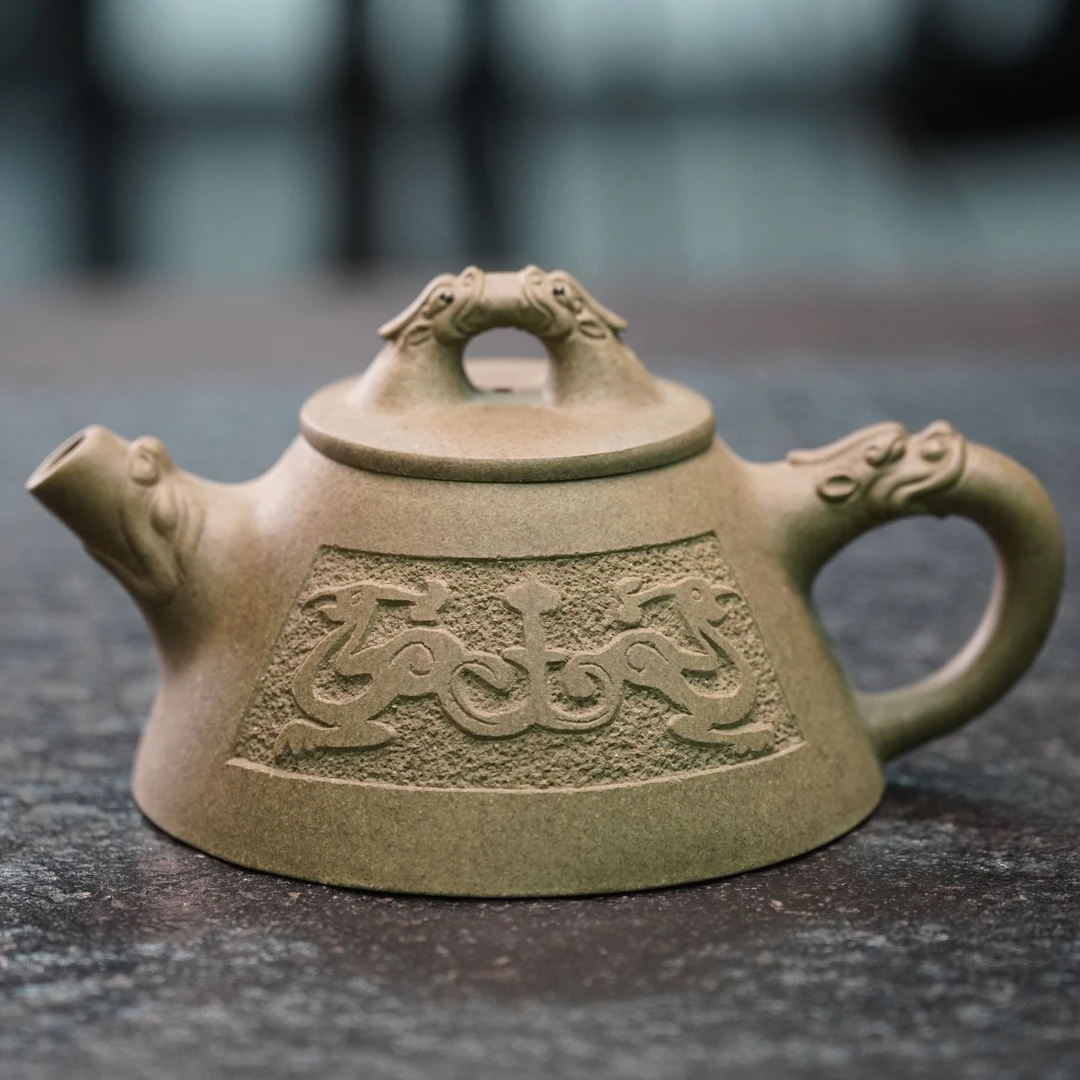 lot.20129 狄姣姣 龙背青龙吟霸王瓢壶 190cc