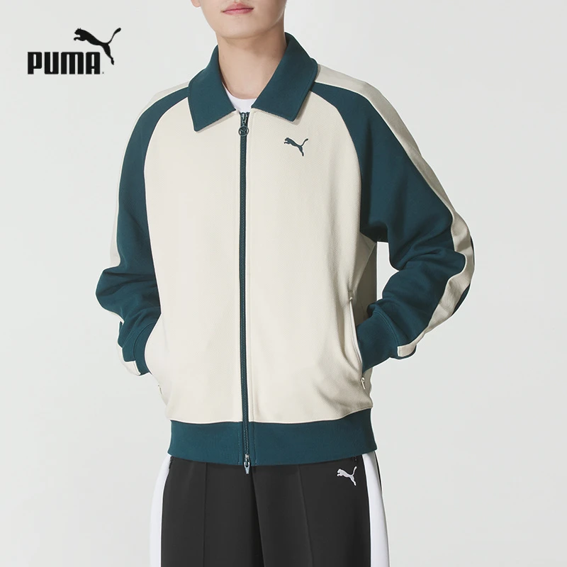 「流光风」PUMA彪马针织夹克男女装新款翻领运动服防风外套634029