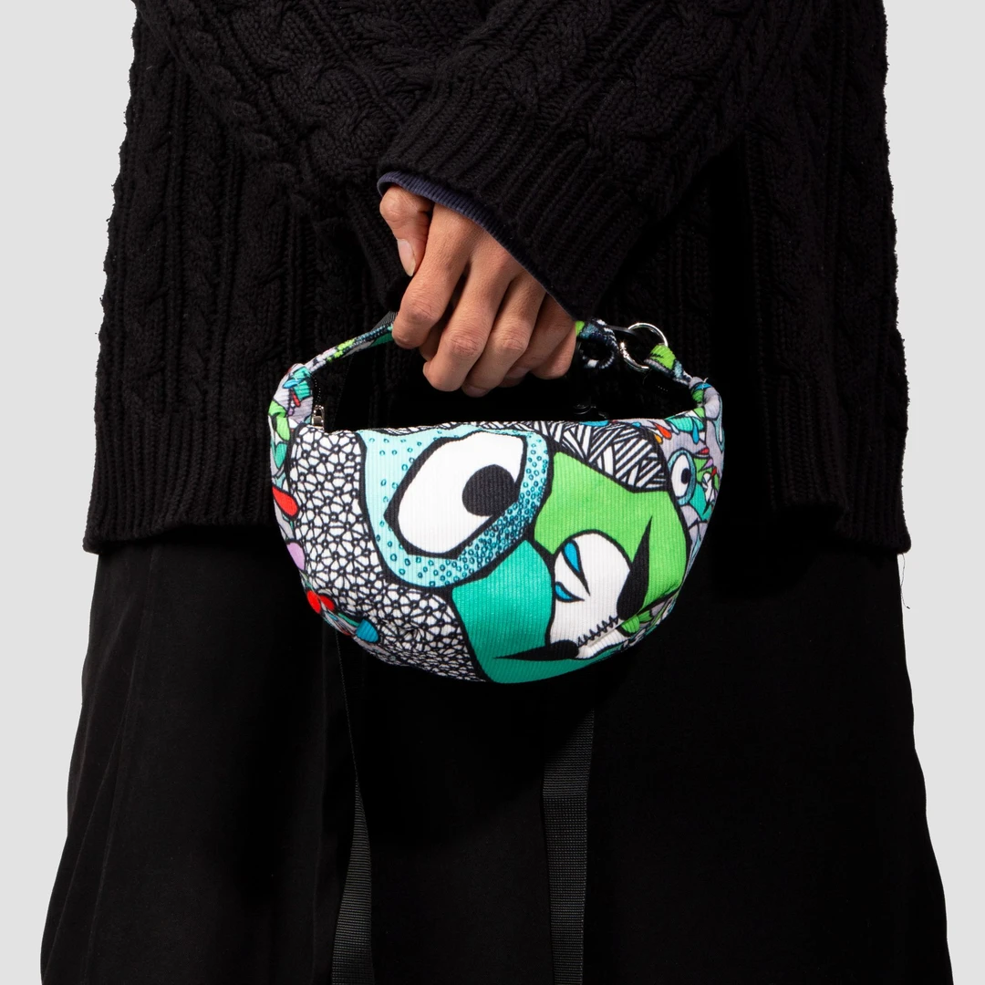 【mini饺子包】小恶魔这家布包很艺术|小众原创潮流印花单包时尚