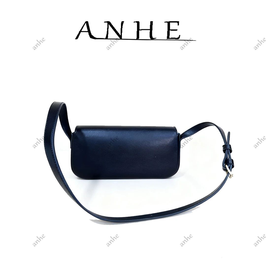 安合甄选-高定真皮包-20cm-8111-小豆腐-林-黑