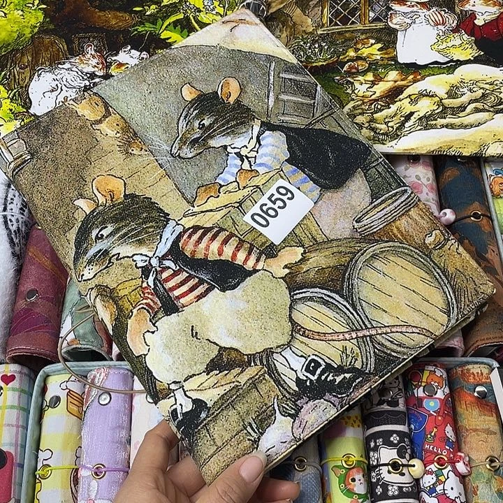 织绣B5 活页送纸0659