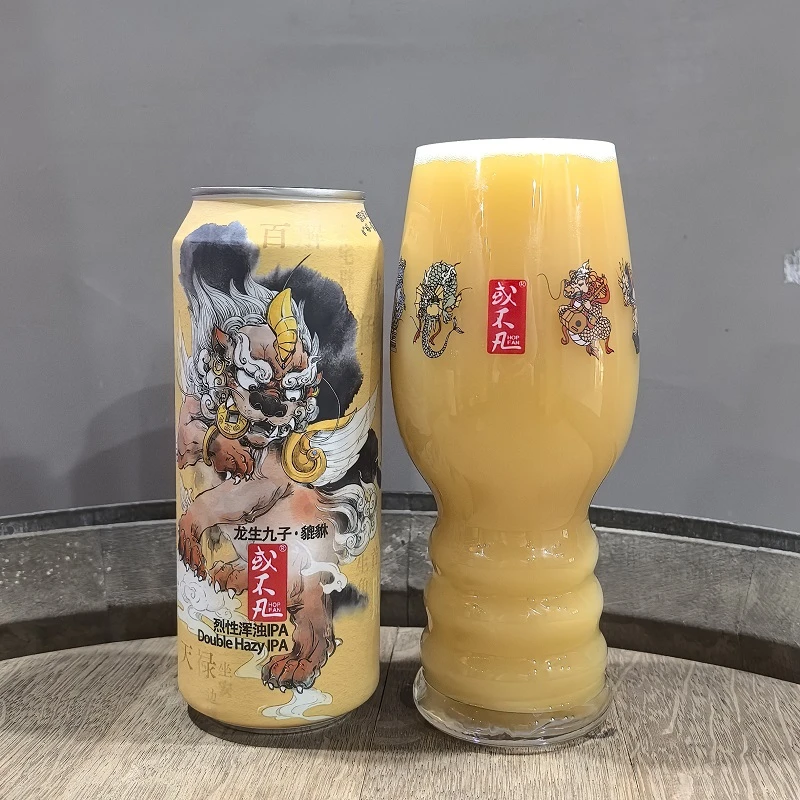 国产精酿啤酒或不凡貔貅烈性浑浊IPA500ML罐装