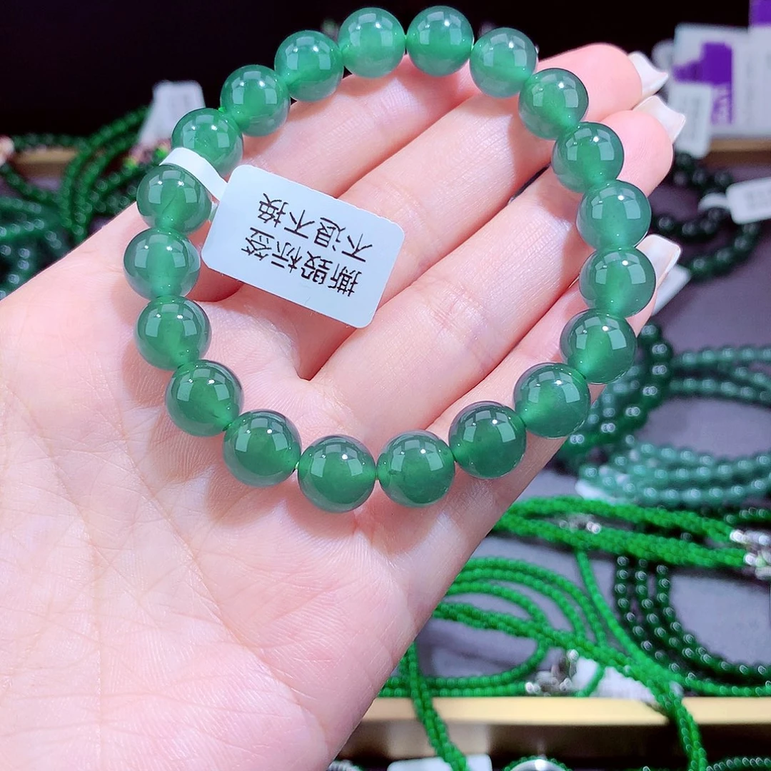 翡翠未镶嵌毛衣链