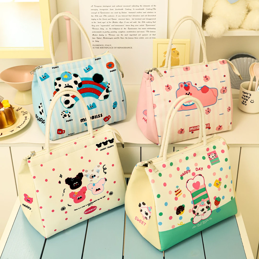 卡通餐包手提保温袋小孩满月礼百日宴糖果送人伴手礼收纳包包袋子