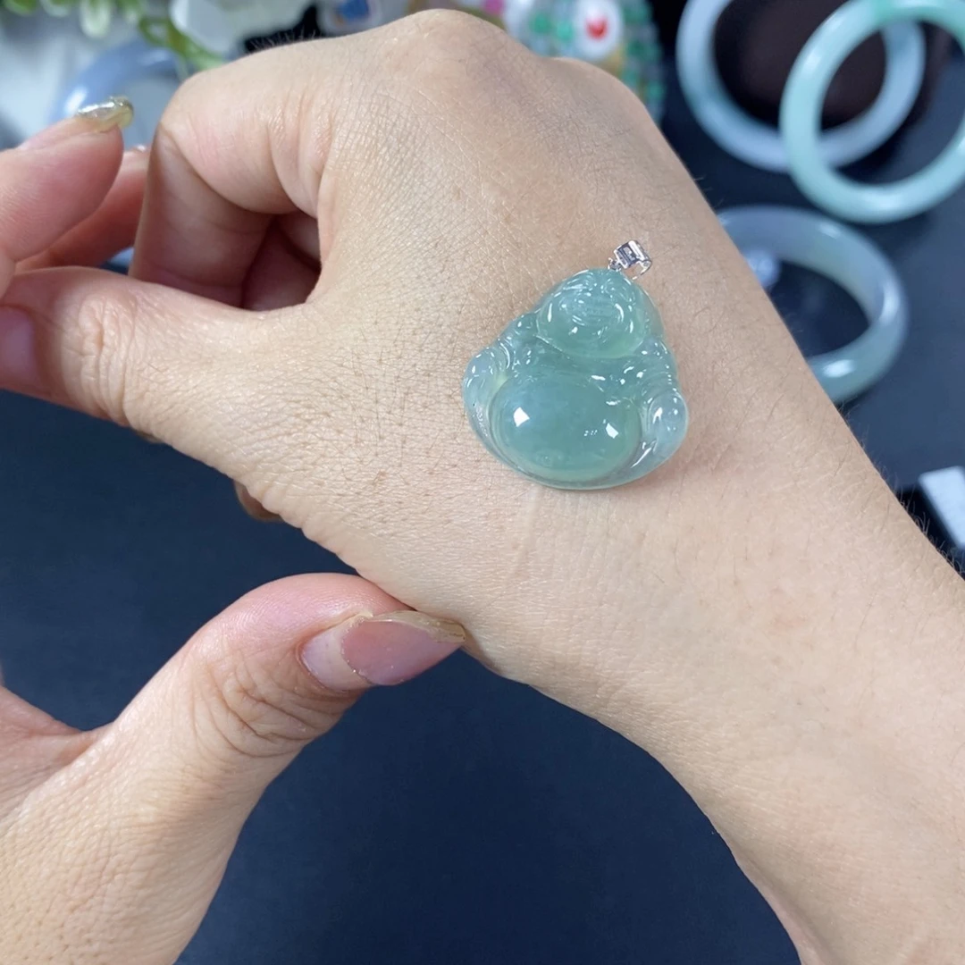 翡翠未镶嵌颈饰天然翡翠