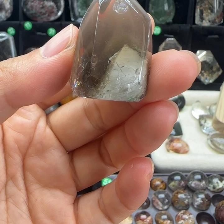 光***足未镶嵌颈饰紫晶天然水晶吊坠，6