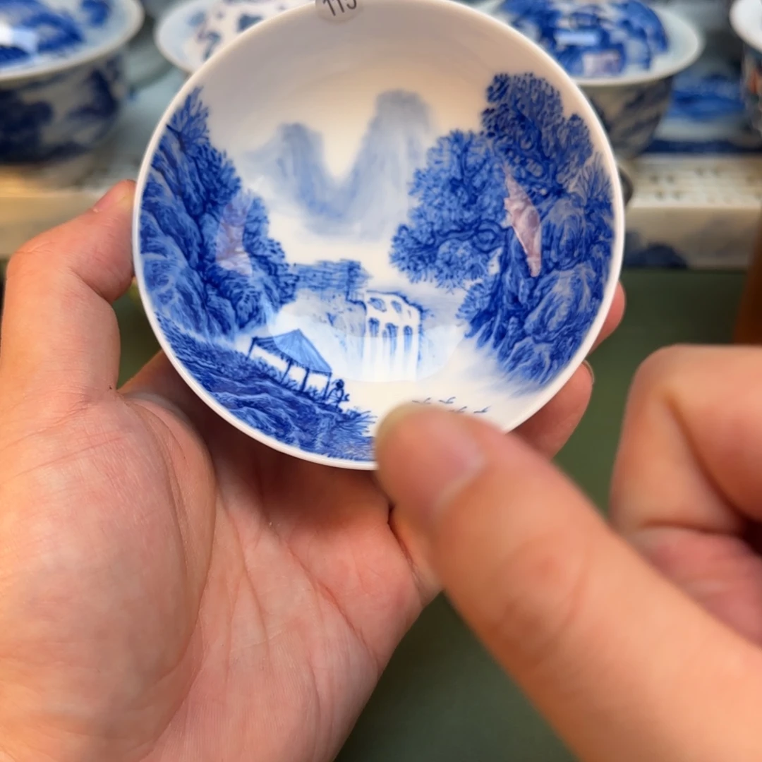 彦祖纯手工手绘茶具115