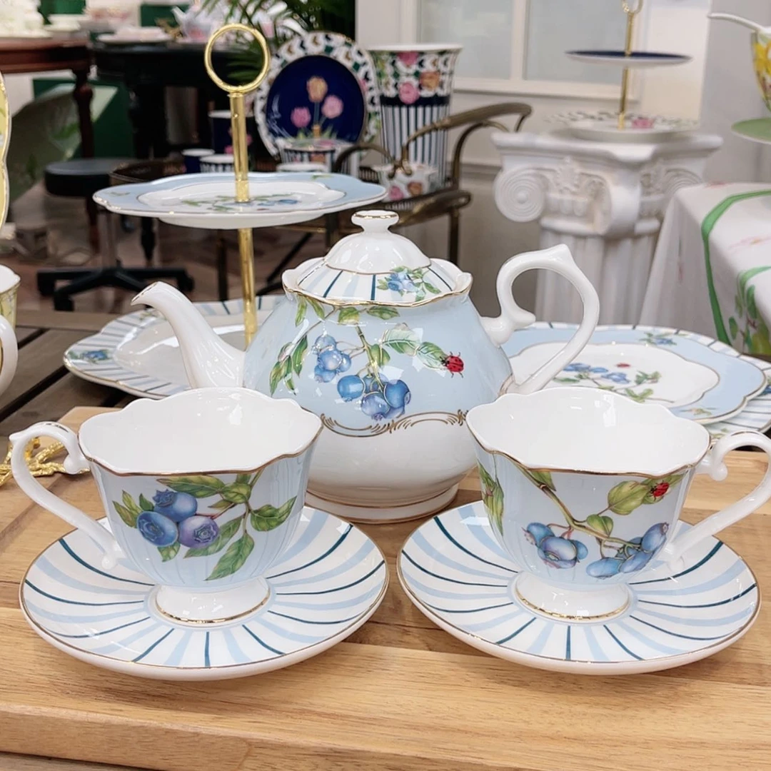 【闪购商品】瓷片一壶两杯———————