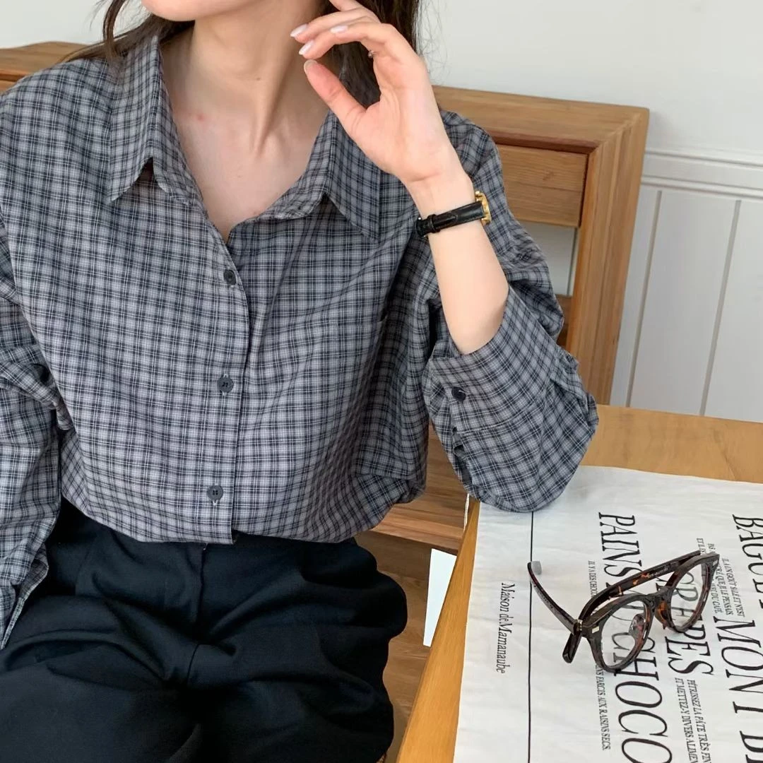 Ins韩女 | 2025韩国东大门初秋新款ins博主推荐衬衫