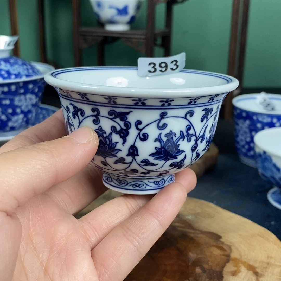 景德镇手绘青花茶器393