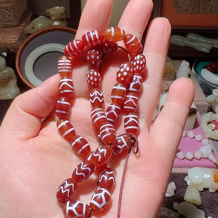 玛瑙/玉髓手链未镶嵌如*