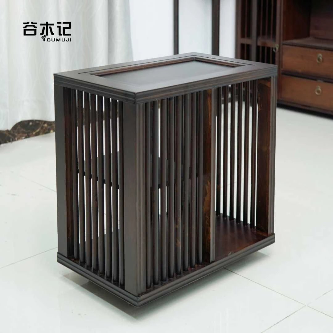 【阑珊】移动茶车家用茶台客厅中式茶边柜烧水壶一体小型移动茶水柜