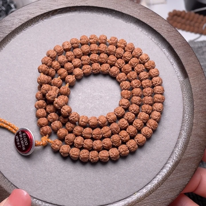 手串金刚菩提李*卓天绝佛手108尺寸6.3