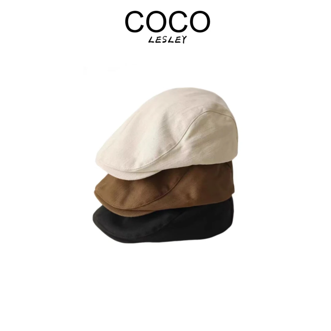 【COCO LESLEY】【昭仪同款】BL3003 日系复古纯色前进帽B