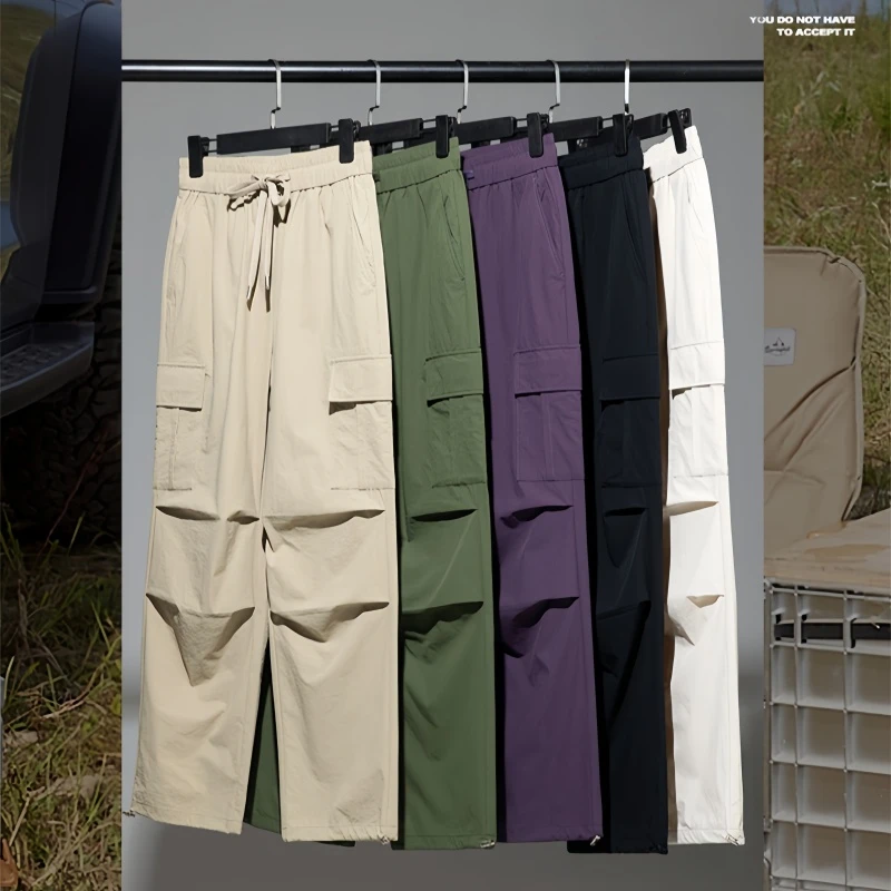 巅峰潮流伞兵户外登山男女同款时尚百搭山系大口袋休闲裤C1353