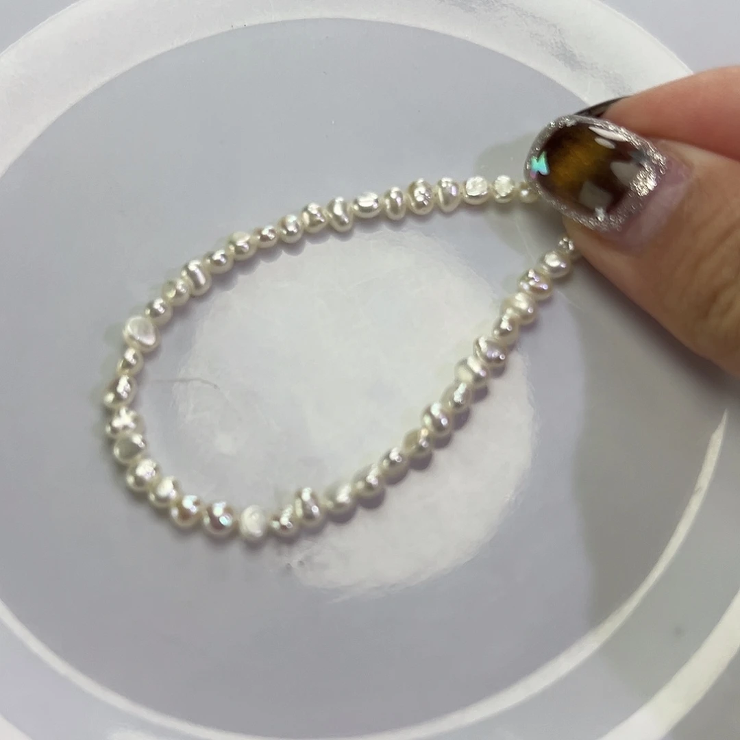 钛钢手绳淡水珍珠