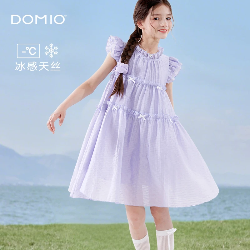 女童连衣裙儿童夏装2025新款裙子大童洋气公主裙小女孩夏季童装薄