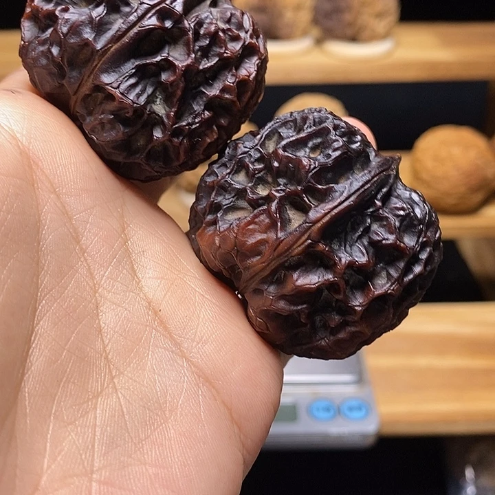 吊坠文玩核桃麒麟龙甲44