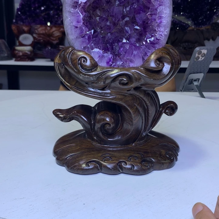 紫晶摆件未镶嵌L****g紫晶129