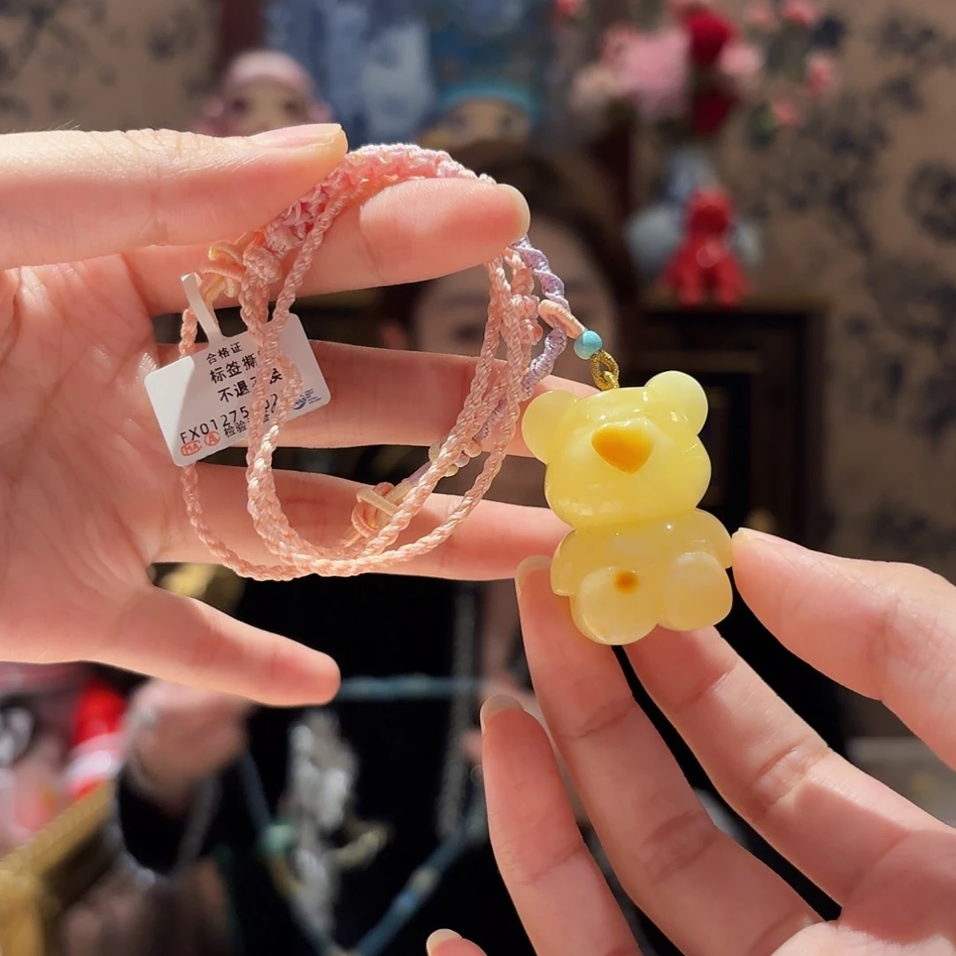 蜜蜡颈饰未镶嵌颈饰